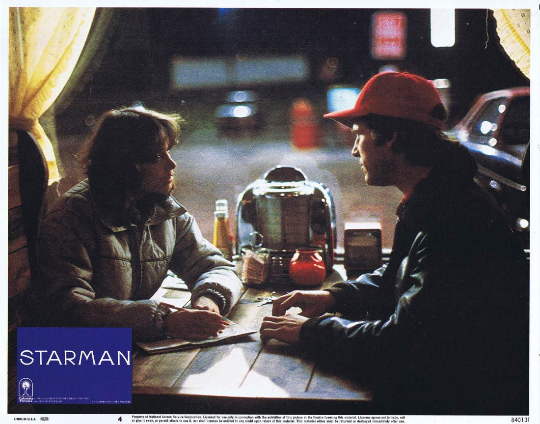 STARMAN 1984 Lobby Card 4 John Carpenter Jeff Bridges Karen Allen