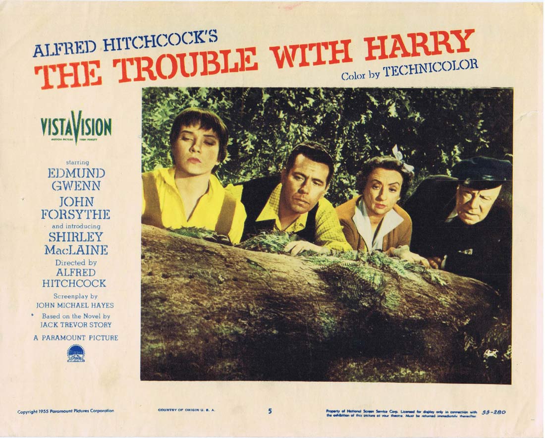 THE TROUBLE WITH HARRY Lobby Card 5 Alfred Hitchcock Shirley MacLaine