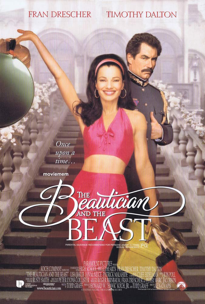 THE BEAUTICIAN AND THE BEAST Double Sided Daybill Movie Poster Fran Drescher