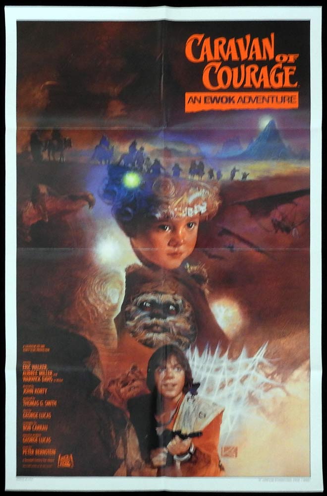 CARAVAN OF COURAGE AN EWOK ADVENTURE Original US One sheet Movie Poster Style A Star Wars