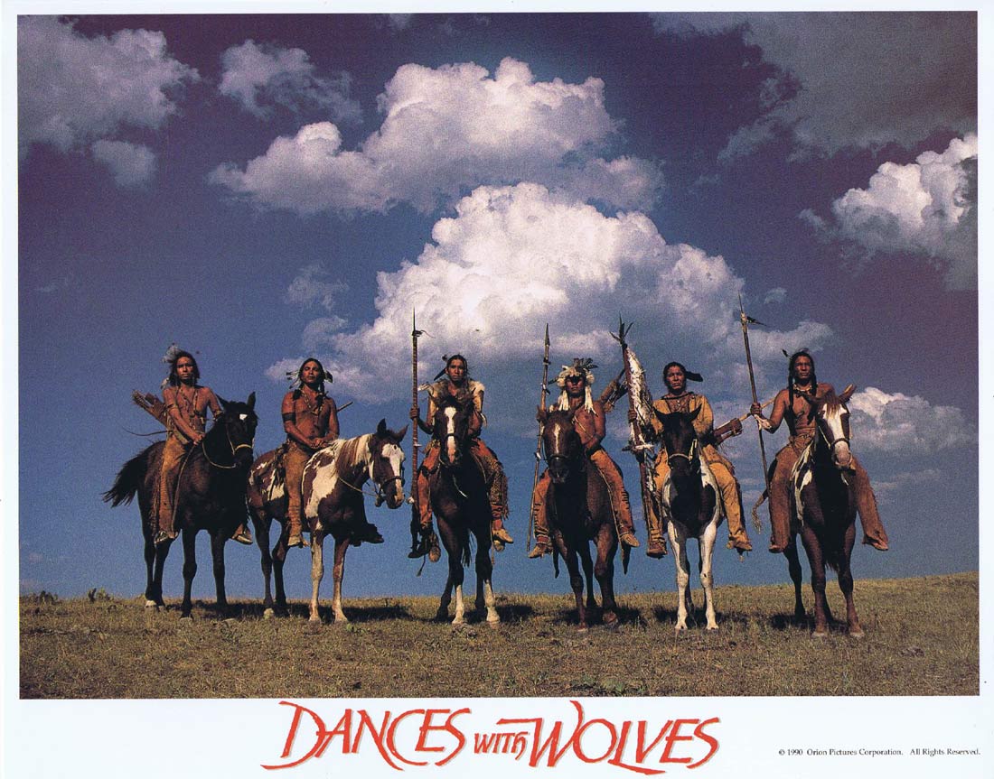DANCES WITH WOLVES Lobby Card 3 Kevin Costner Mary McDonnel