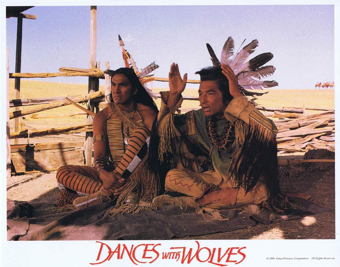 DANCES WITH WOLVES Lobby Card 4 Kevin Costner Mary McDonnel