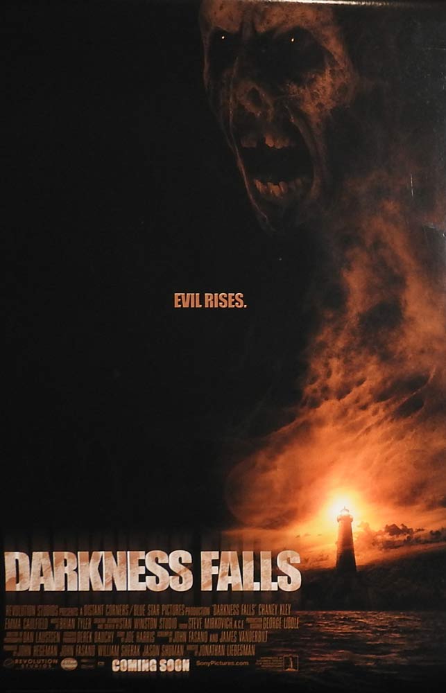 DARKNESS FALLS Original Rolled One sheet Movie poster Chaney Kley Emma Caulfield