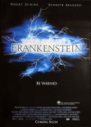 MARY SHELLEY'S FRANKENSTEIN Original Advance Rolled One sheet Movie poster Robert De Niro