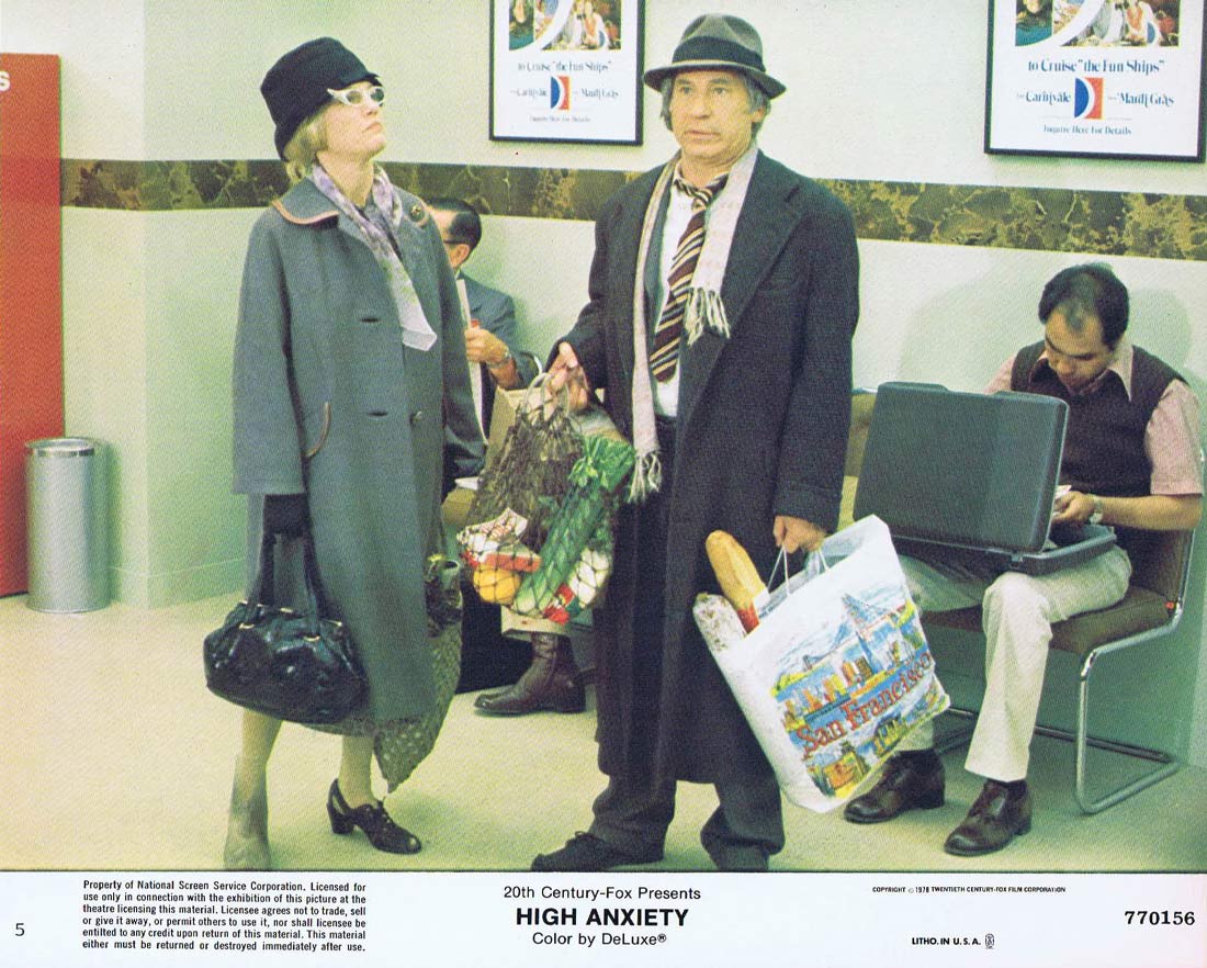 HIGH ANXIETY Lobby Card 5 Dustin Hoffman Mel Brooks Madeline Kahn