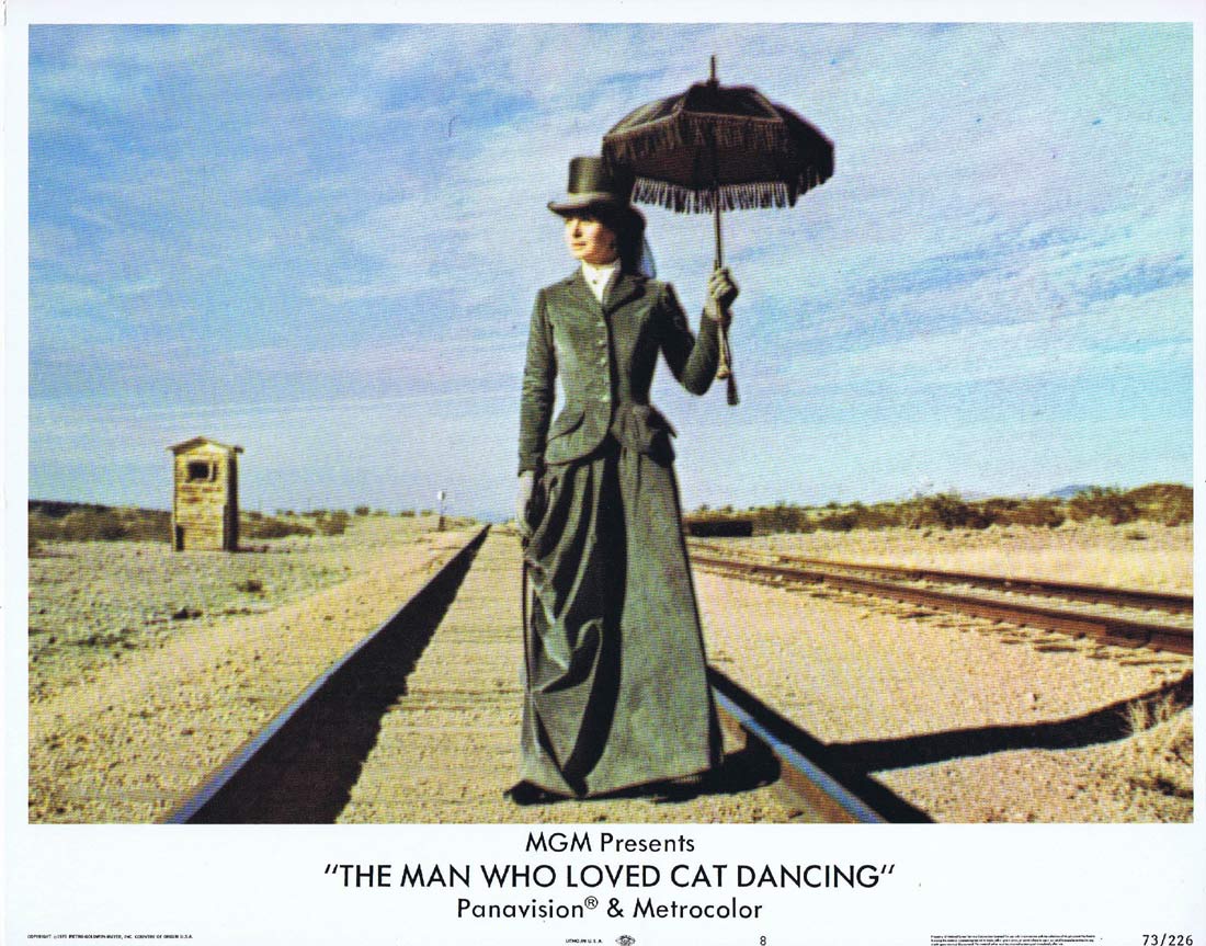 THE MAN WHO LOVED CAT DANCING Original US Lobby Card 8 Burt Reynolds Sarah Miles