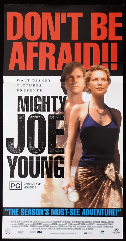 MIGHTY JOE YOUNG Original Daybill Movie poster Bill Paxton Charlize Theron