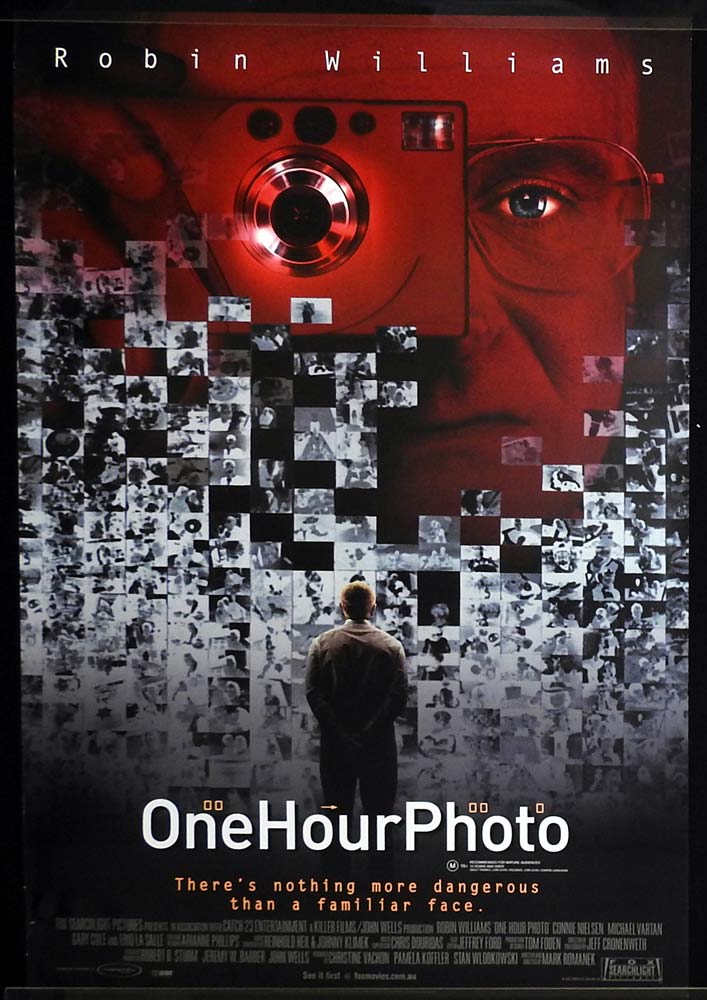 ONE HOUR PHOTO Original Rolled Australian One sheet Movie poster Robin Williams Connie Nielsen