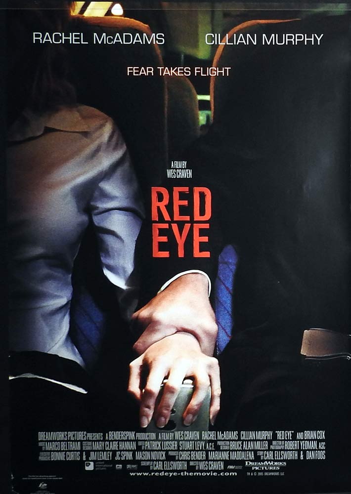 RED EYE Original Rolled One sheet Movie poster Wes Craven Rachel McAdams