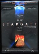 STARGATE Original One sheet Movie poster Kurt Russell James Spader