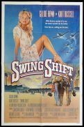 SWING SHIFT Original Rolled US One sheet Movie poster Goldie Hawn Kurt Russell