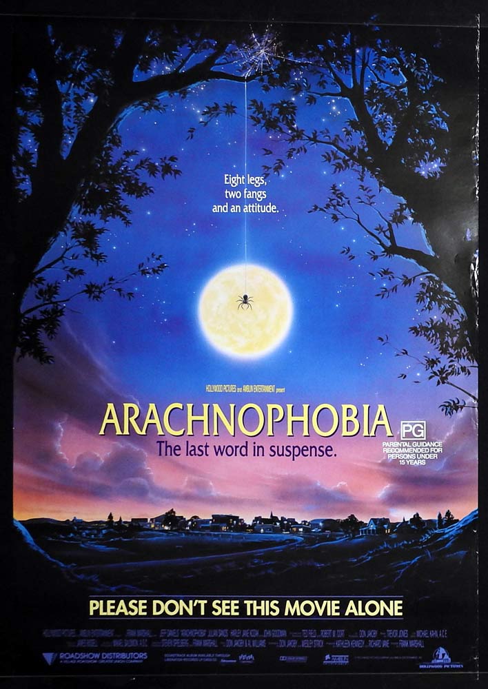 ARACHNOPHOBIA Rolled One sheet Movie poster Jeff Daniels Horror Spiders