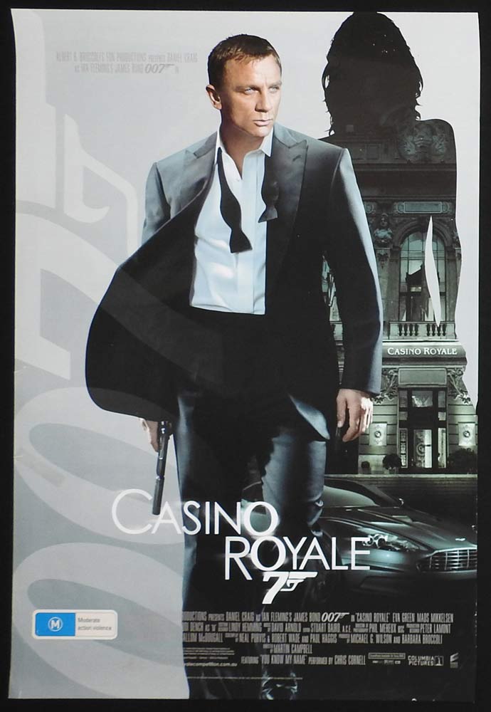 CASINO ROYALE Rolled One sheet Movie poster Daniel Craig James Bond