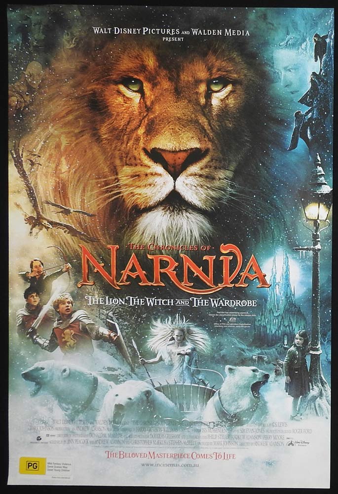 THE CHRONICLES OF NARNIA Rolled One sheet Movie poster Disney