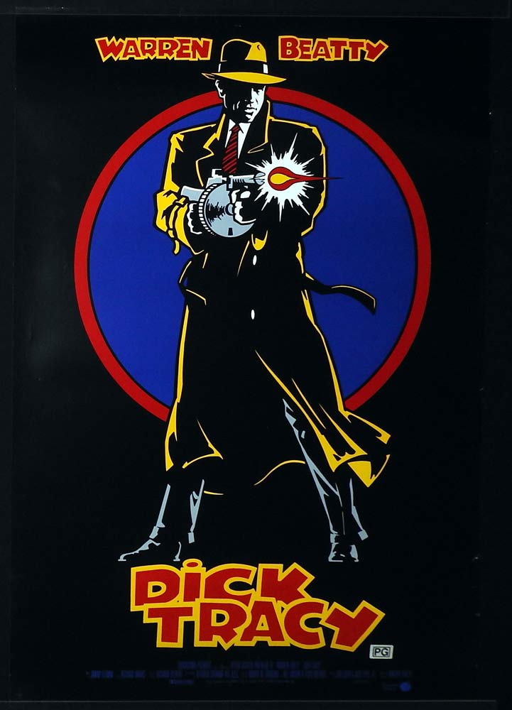 DICK TRACY Rolled One sheet Movie poster Warren Beatty