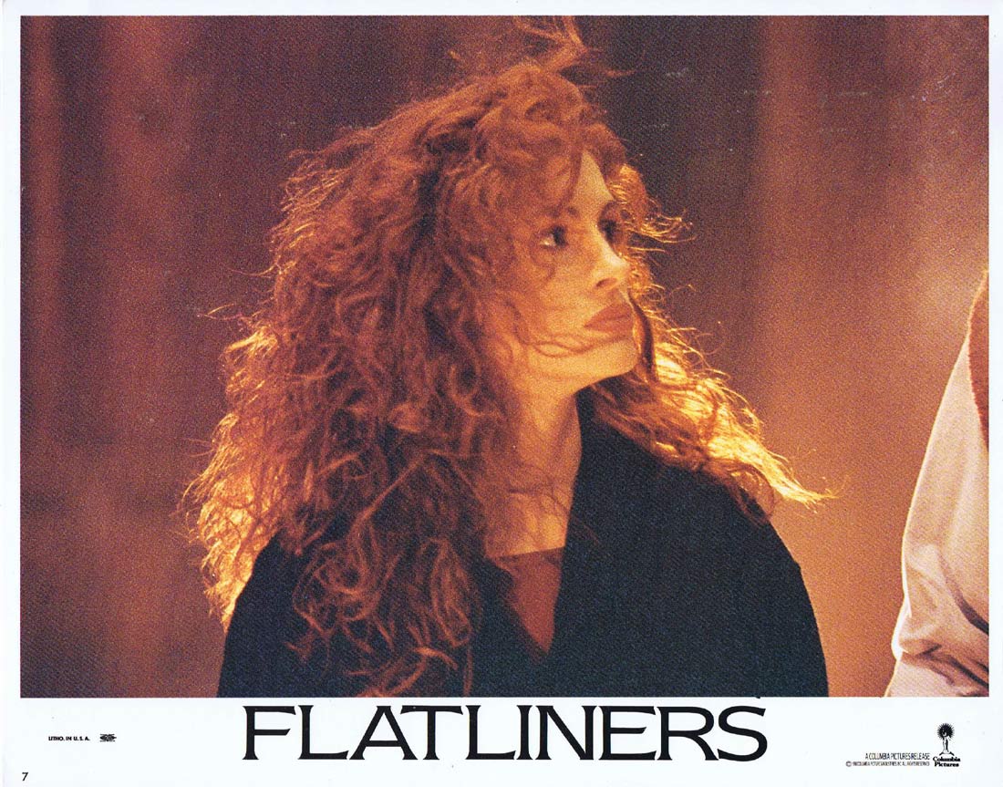 FLATLINERS Original Lobby Card 7 Kiefer Sutherland Julia Roberts William Baldwin