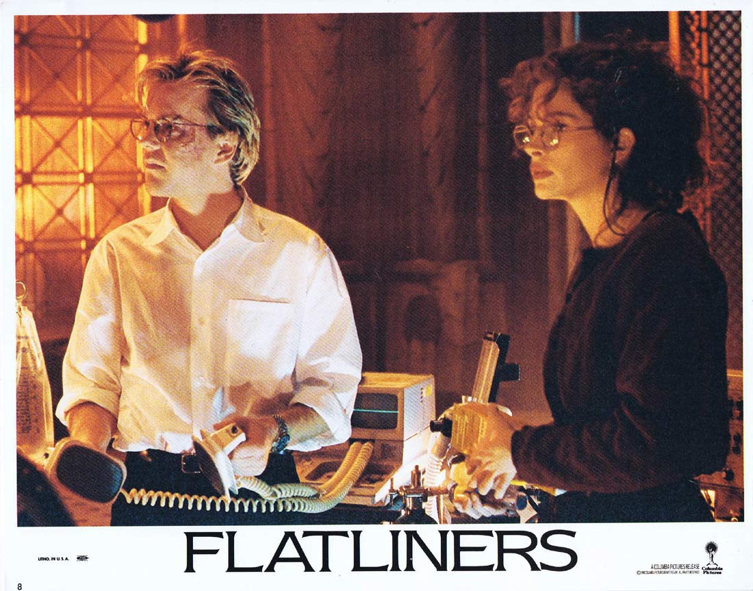 FLATLINERS Original Lobby Card 8 Kiefer Sutherland Julia Roberts William Baldwin