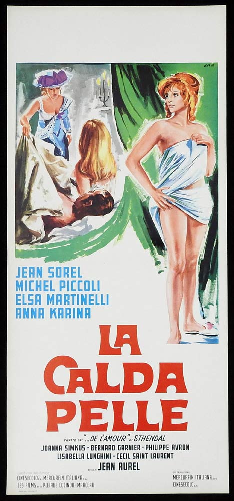 ALL ABOUT LOVING Original Locandina Movie Poster Anna Karina Elsa Martinelli