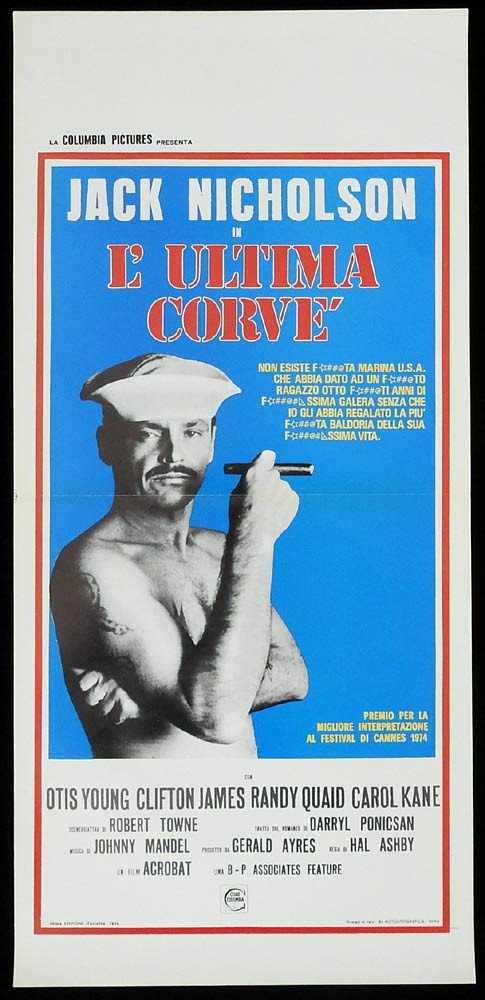 THE LAST DETAIL Original Locandina Movie Poster Jack Nicholson Randy Quaid
