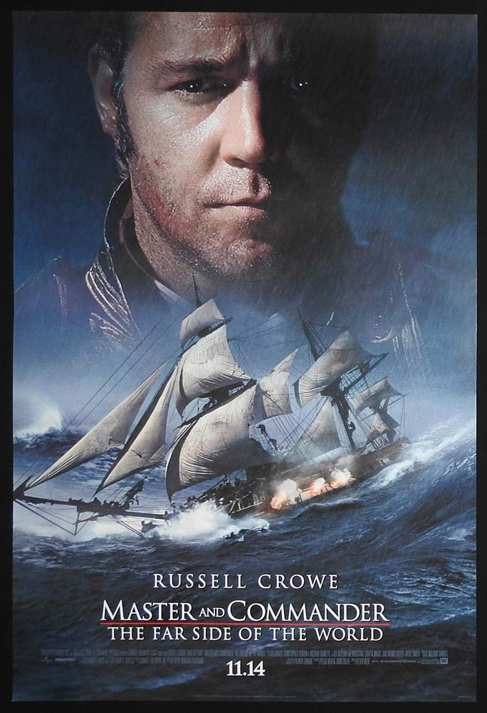 MASTER AND COMMANDER The Far Side of the World Original One sheet Movie poster