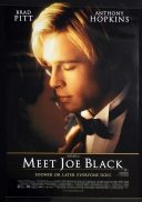 MEET JOE BLACK Rolled One sheet Movie poster Brad Pitt Anthony Hopkins
