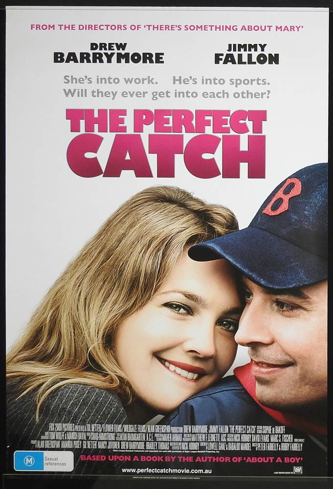 THE PERFECT CATCH aka FEVER PITCH Rolled One sheet Movie poster Drew Barrymore