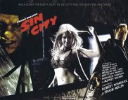 SIN CITY Original Lobby Card 8 Jessica Alba Mickey Rourke Bruce Willis