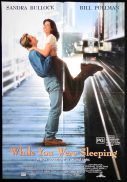 WHILE YOU WERE SLEEPING Original One sheet Movie poster Sandra Bullock Bill Pullman