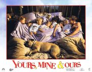 YOURS MINE AND OURS Original Lobby Card 3 Dennis Quaid Rene Russo