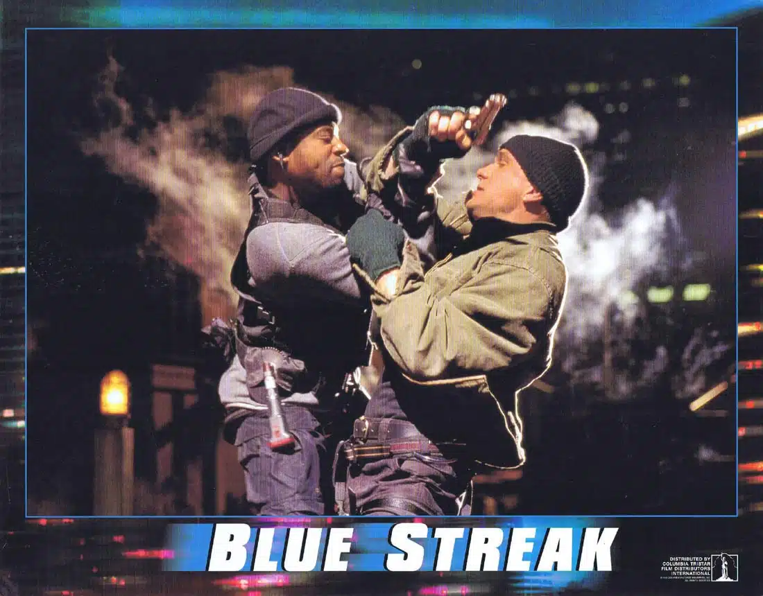 BLUE STREAK Original Lobby card 3 Martin Lawrence Luke Wilson
