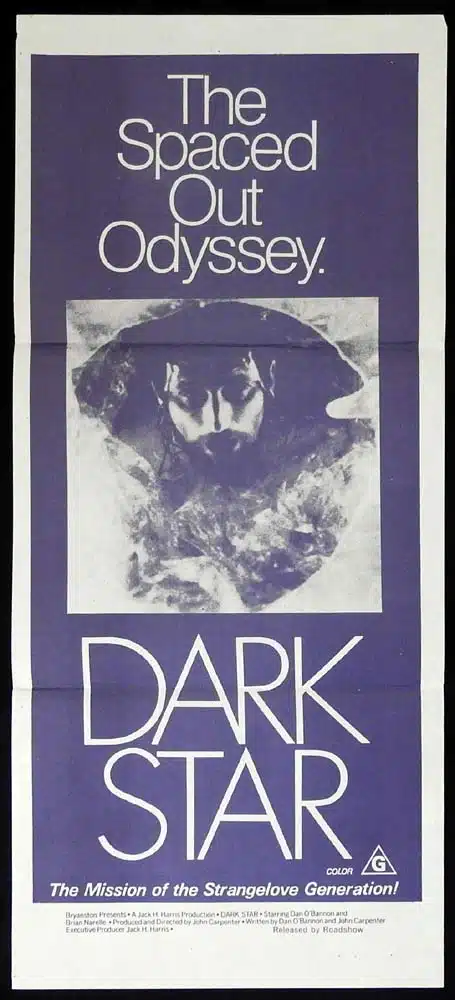 DARK STAR Original Daybill Movie poster John Carpenter Sci Fi Dan O’Bannon