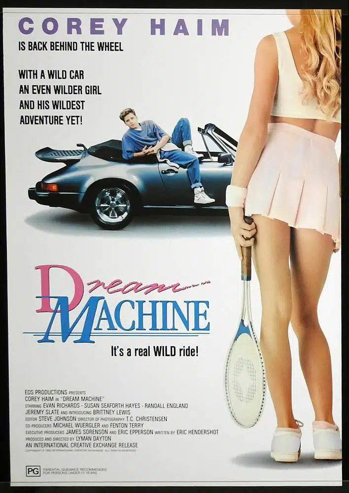 DREAM MACHINE Original One sheet Movie poster Corey Haim Brittney Lewis