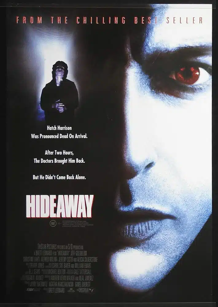 HIDEAWAY Original One sheet Movie poster Jeff Goldblum Alicia Silverstone Horror