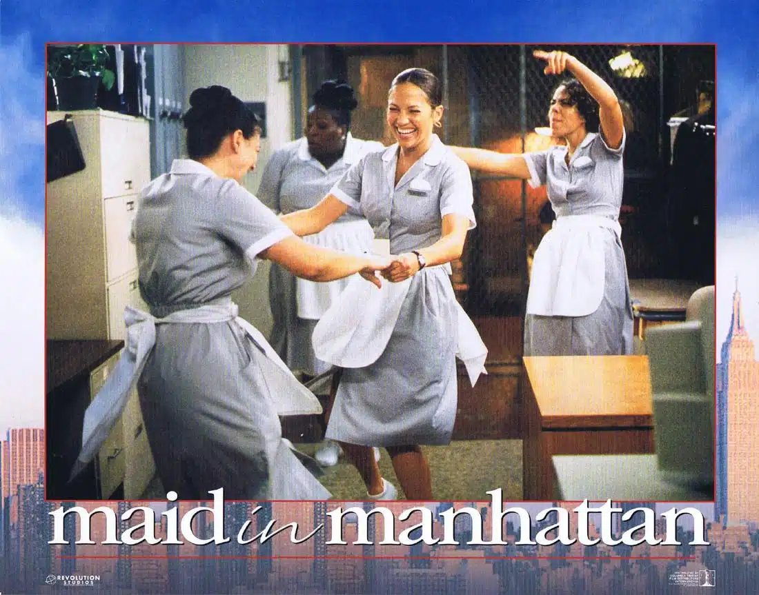MAID IN MANHATTAN Original Lobby card 3 Jennifer Lopez Ralph Fiennes
