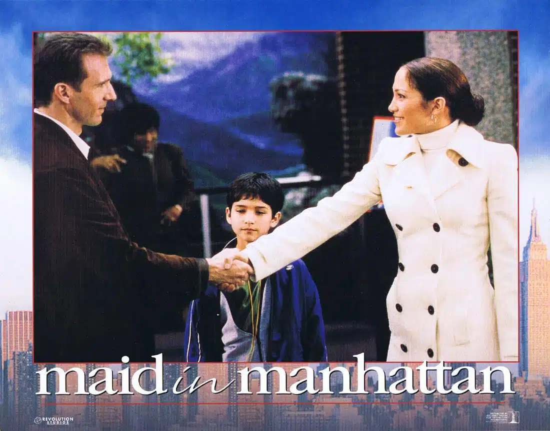 MAID IN MANHATTAN Original Lobby card 4 Jennifer Lopez Ralph Fiennes