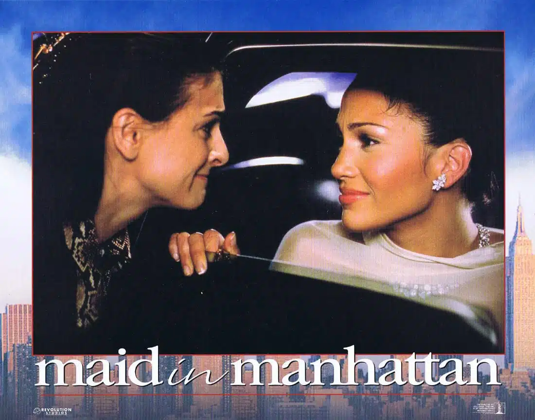 MAID IN MANHATTAN Original Lobby card 8 Jennifer Lopez Ralph Fiennes
