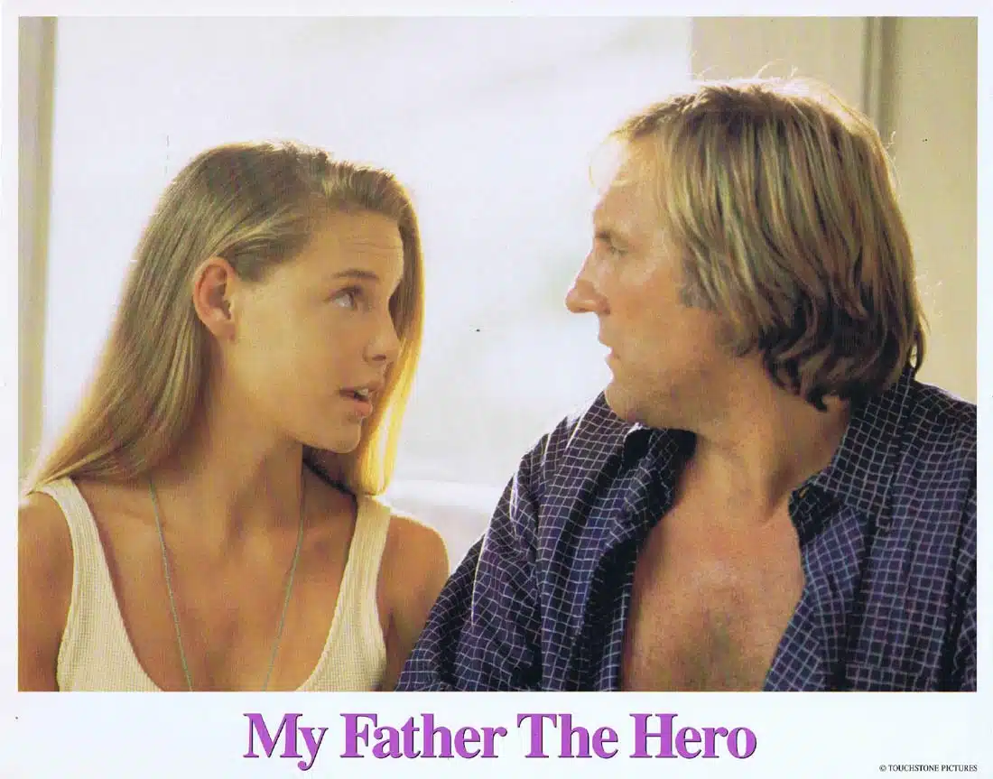 MY FATHER THE HERO Original Lobby Card 2 Gérard Depardieu Katherine Heigl