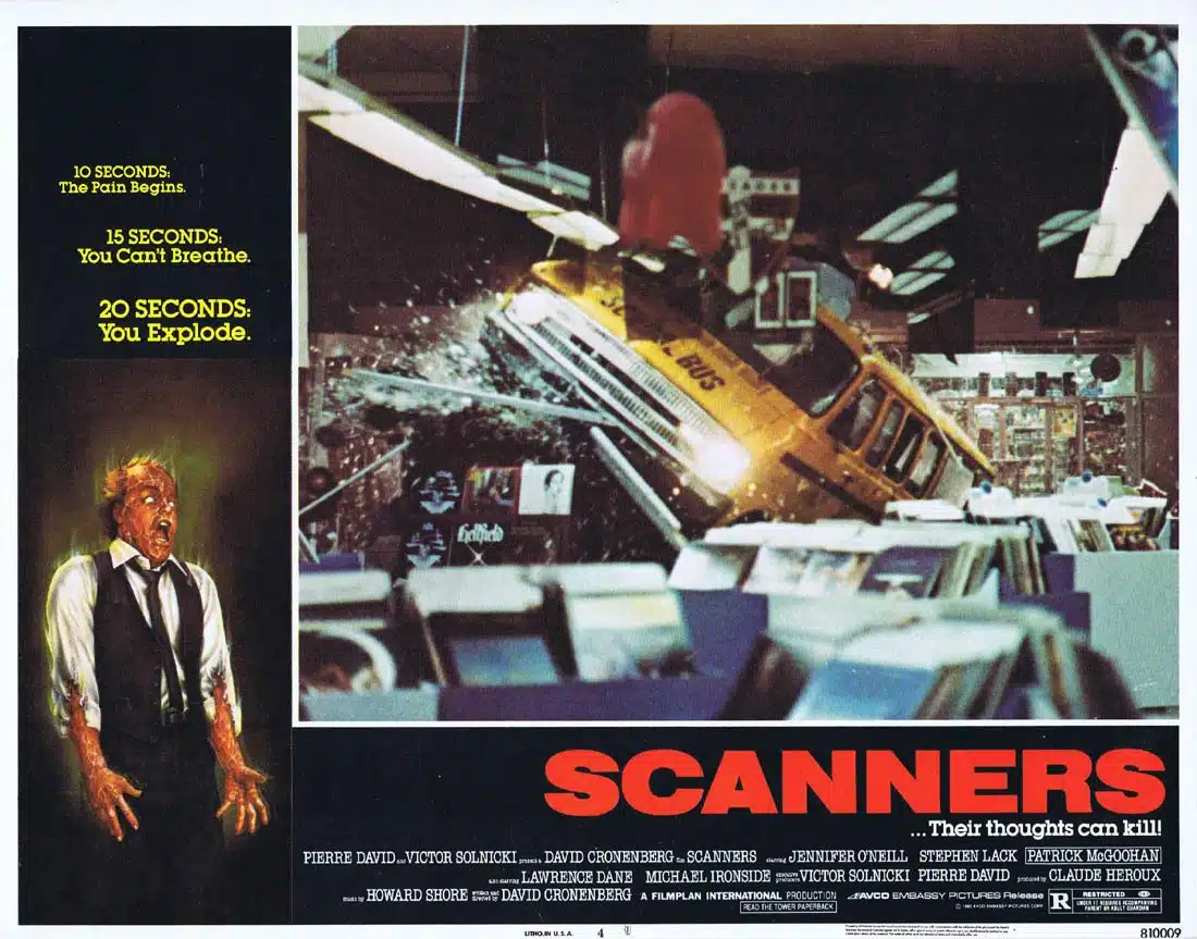 Horror Classics: Scanners (1981) Analysis