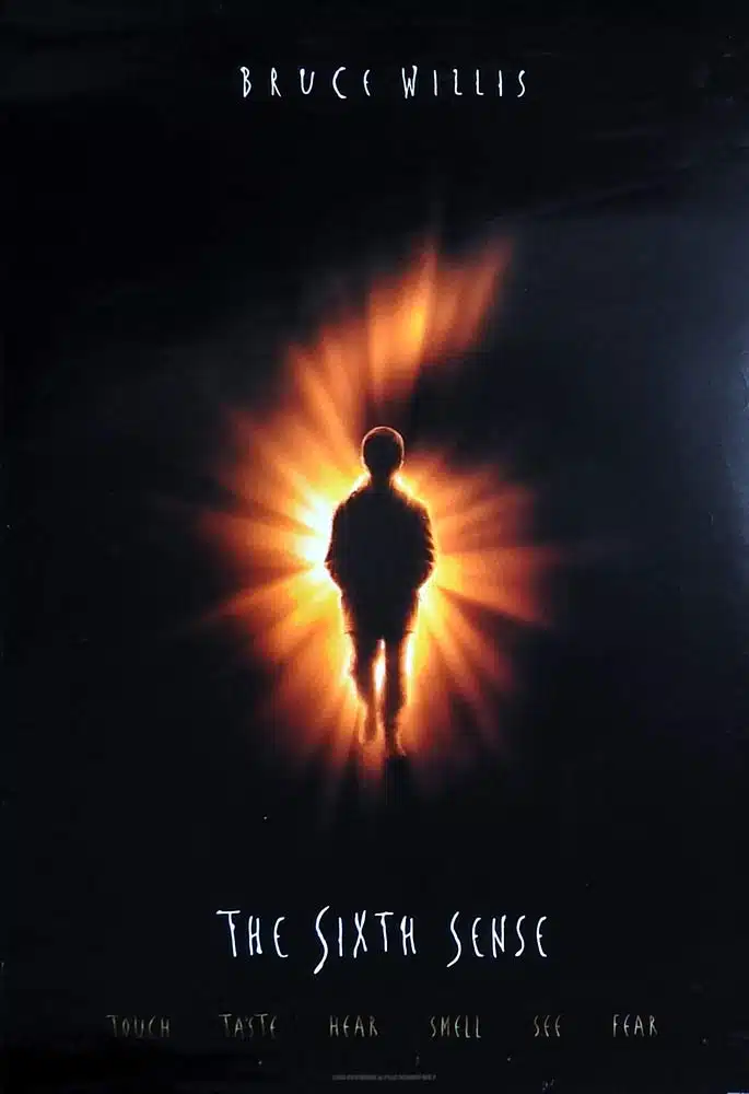THE SIXTH SENSE Original One sheet Movie poster Bruce Willis Toni Collette
