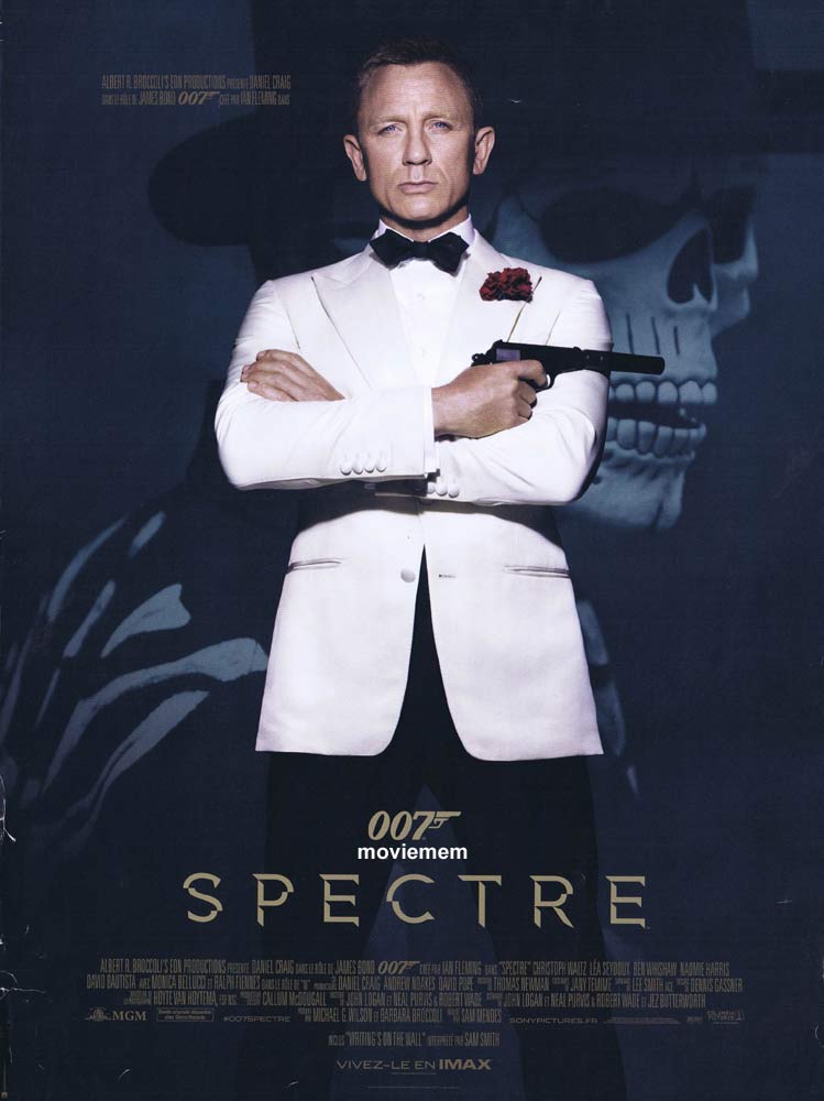 SPECTRE Original French Movie poster Daniel Craig James Bond