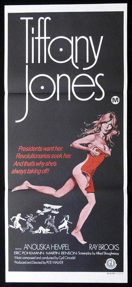 TIFFANY JONES Original Daybill Movie poster Anouska Hempel British Comedy