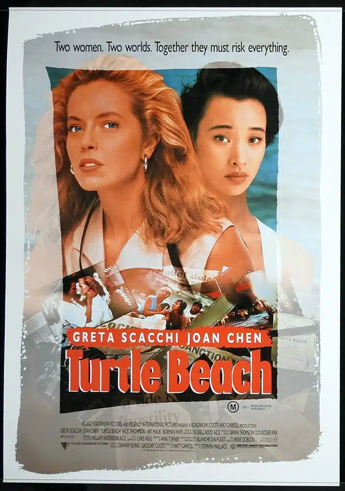 TURTLE BEACH Original One sheet Movie poster Greta Scacchi Joan Chen Jack Thompson