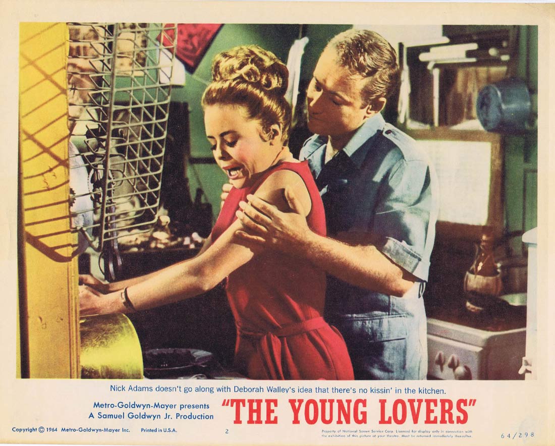 THE YOUNG LOVERS Original Lobby Card 2 Peter Fonda Deborah Walley