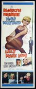 LET'S MAKE LOVE Original US Insert Movie Poster Marilyn Monroe Yves Montand