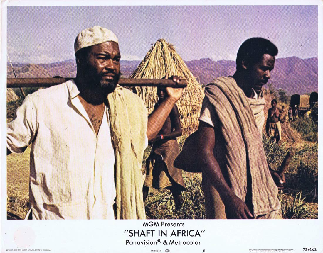 SHAFT IN AFRICA 1973 Richard Roundtree BLAXPLOITATION Lobby card #8