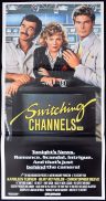 SWITCHING CHANNELS Original Daybill Movie Poster Kathleen Turner Burt Reynolds Christopher Reeve