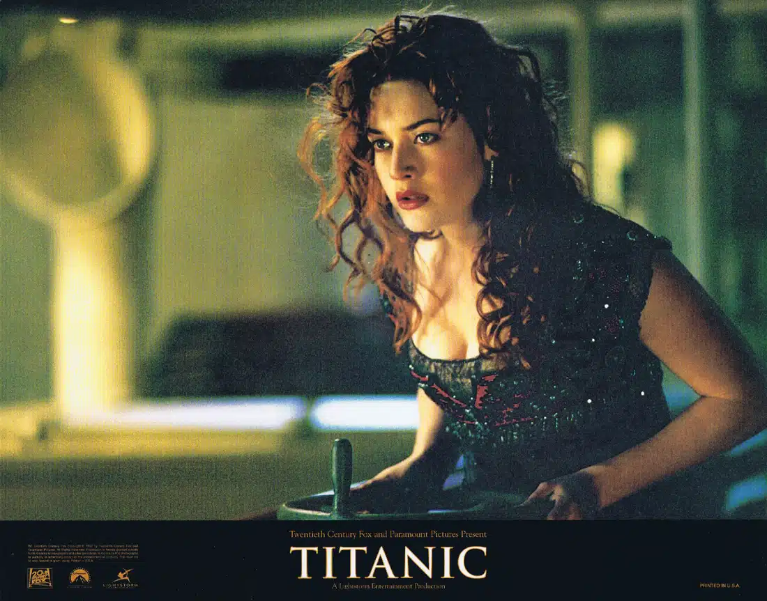 TITANIC Original US Lobby Card 7 Leonardo DiCaprio Kate Winslet