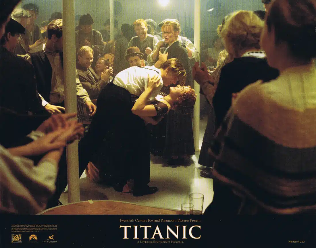 TITANIC Original US Lobby Card 9 Leonardo DiCaprio Kate Winslet
