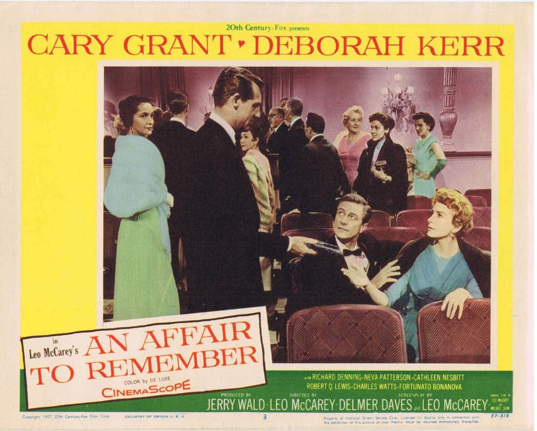 AN AFFAIR TO REMEMBER Original Lobby Card 3 Cary Grant Deborah Kerr