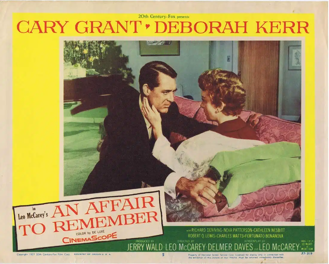 AN AFFAIR TO REMEMBER Original Lobby Card 5 Cary Grant Deborah Kerr